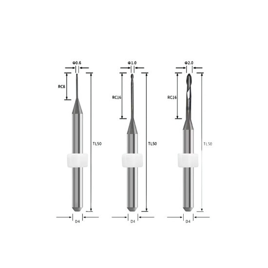 FRESA PMMA ESFERICA 2MM